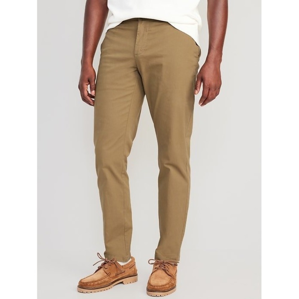 Old Navy Pants Mens 30x30 Athletic Built-In Flex Chino Tan Doe A Deer Stretch